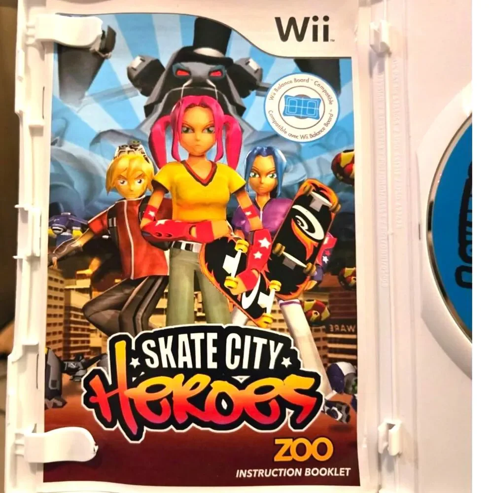 Skate City Heroes Nintendo Wii (CIB w/ Manual)